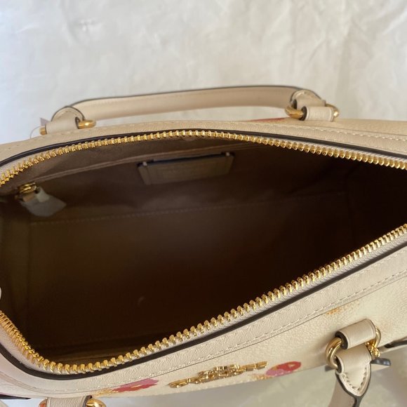 Coach Rowan Satchel With Pop Floral Print c5801 - Picture 6 of 10